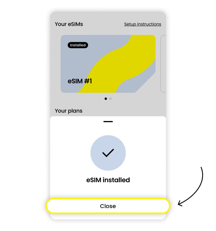 Activate eSIM on Iphone 10