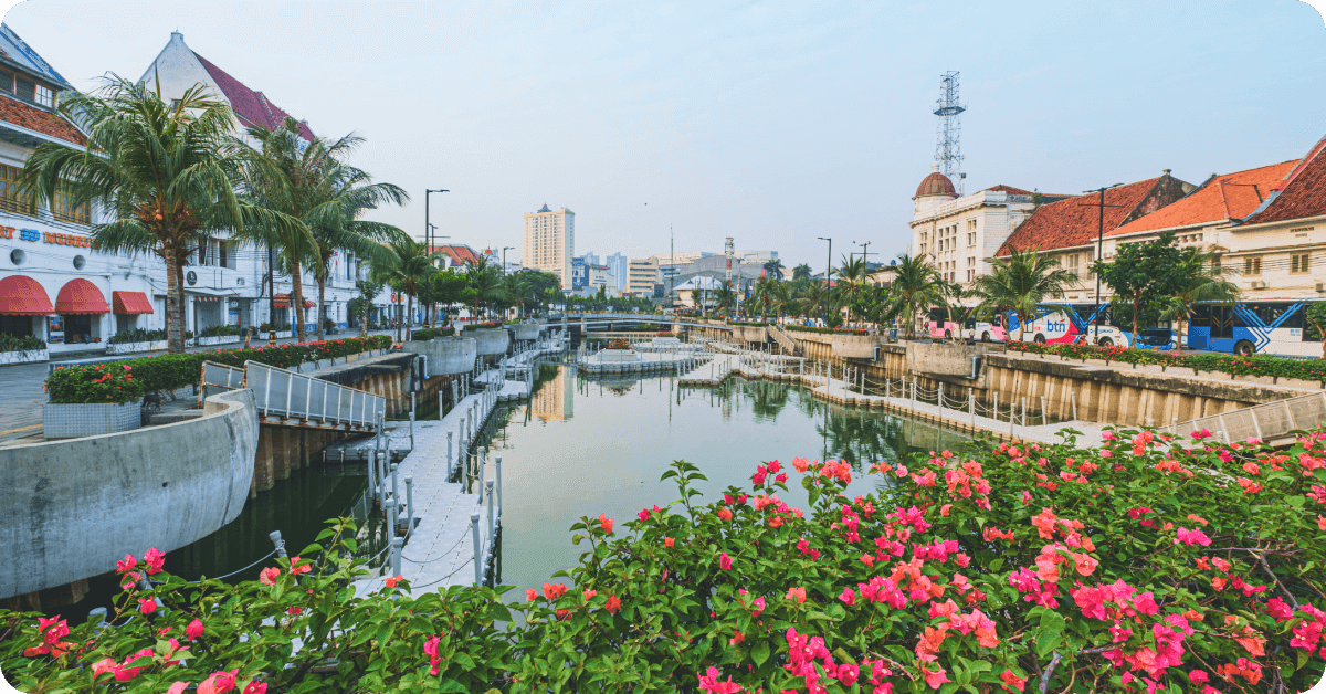 Old town in Jakarta, Indonesia.