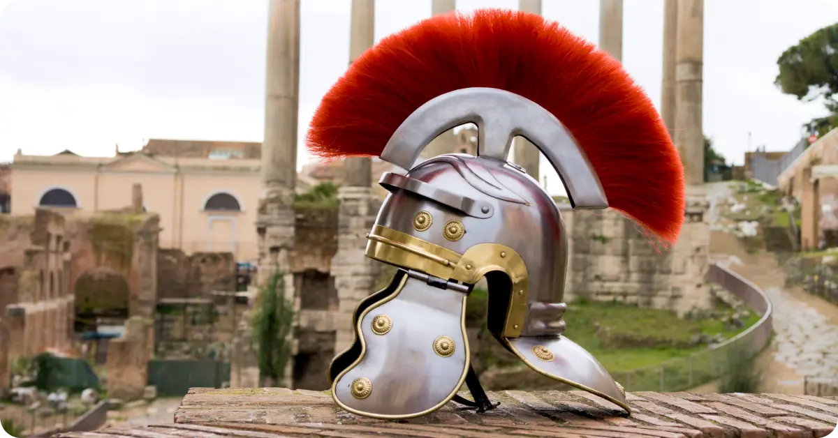Gladiator school in Rome, Italy