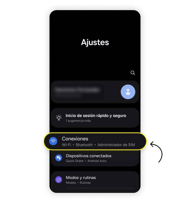 Compartir datos móviles mediante un punto de acceso wifi en Android: Paso 2.1