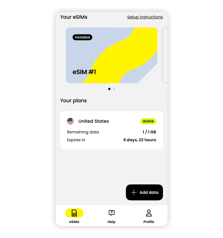Activate eSIM on Iphone 19