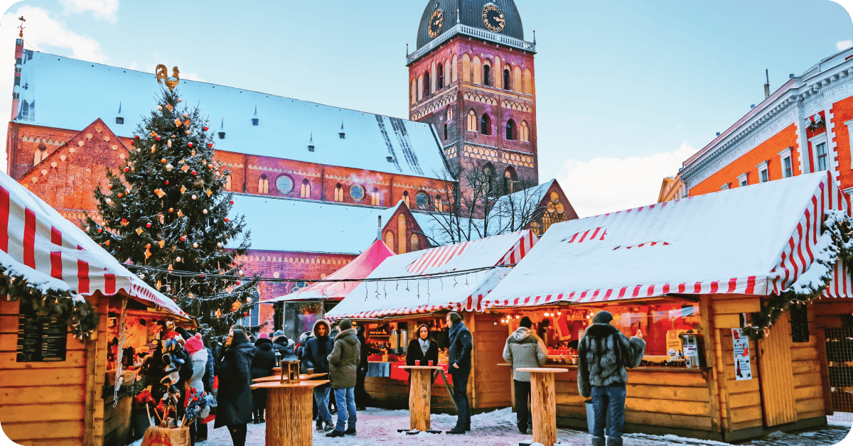 The Christmas market in Riga is a hidden gem when it comes to European Christmas markets.