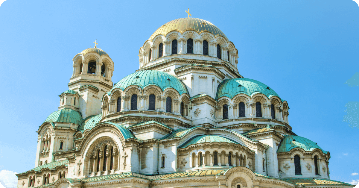 Saint Alexander Nevsky Cathedral in Sofia, Bulgaria.