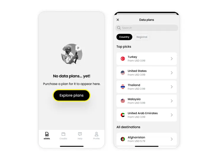 Installing an eSIM on your iPhone from the Saily eSIM app: Step 2
