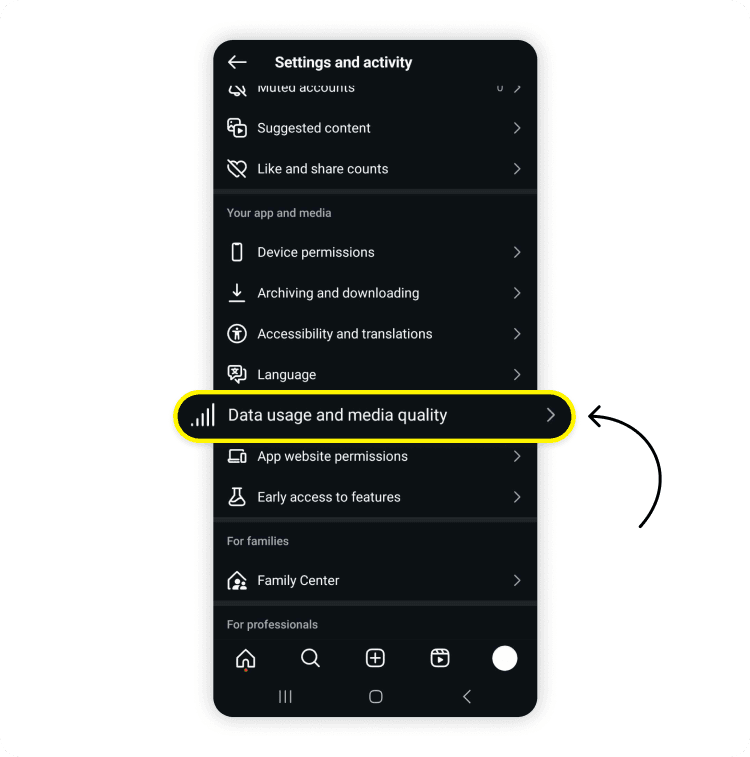 データセーバーモードを有効にする方法。ステップ1。