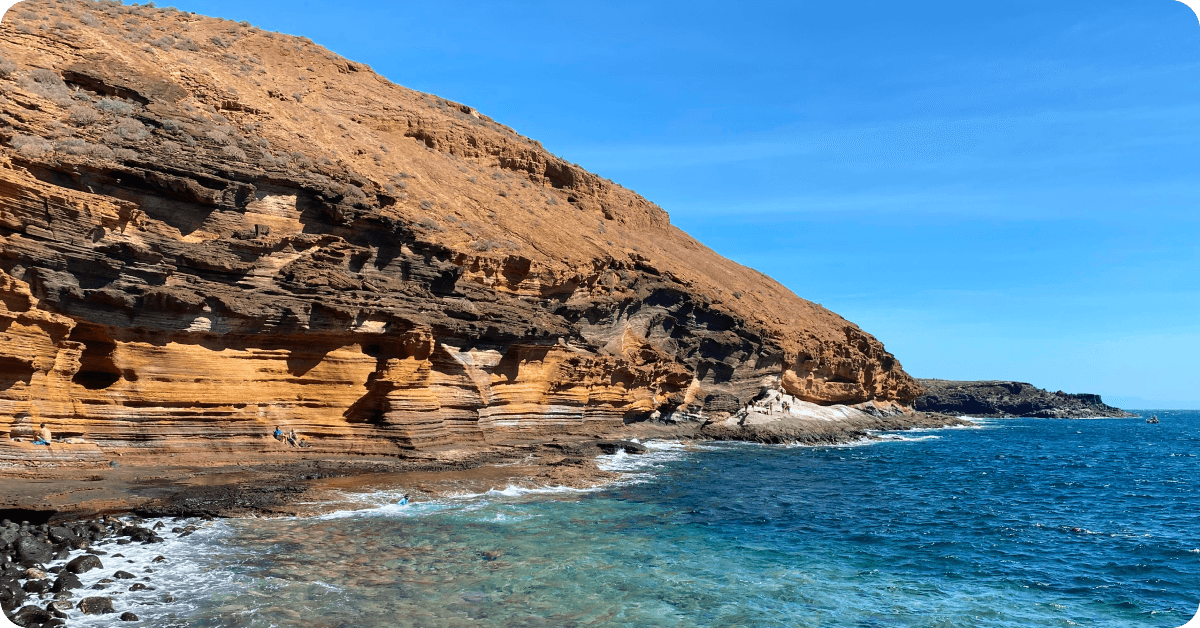Monumento Natural de Montaña Amarilla, Tenerife.
