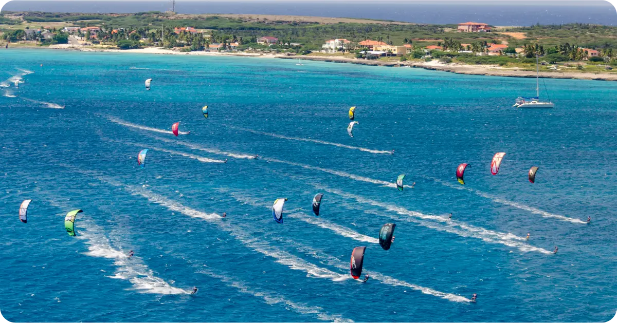 Parasailing in Aruba
