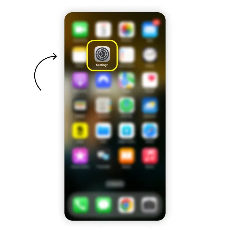 check information on sim iphone: step 1