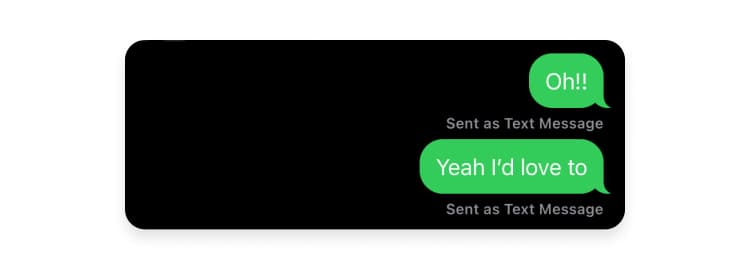 accidental message example