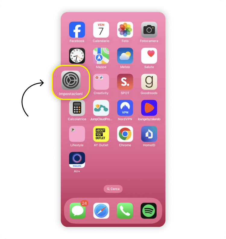 Eliminare una eSIM da iPhone 1