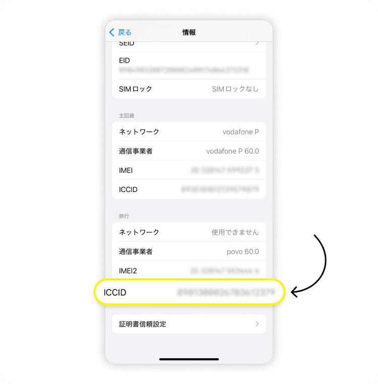 ICCIDとは?eSIM/SIMカードのICCIDの確認方法 | Saily